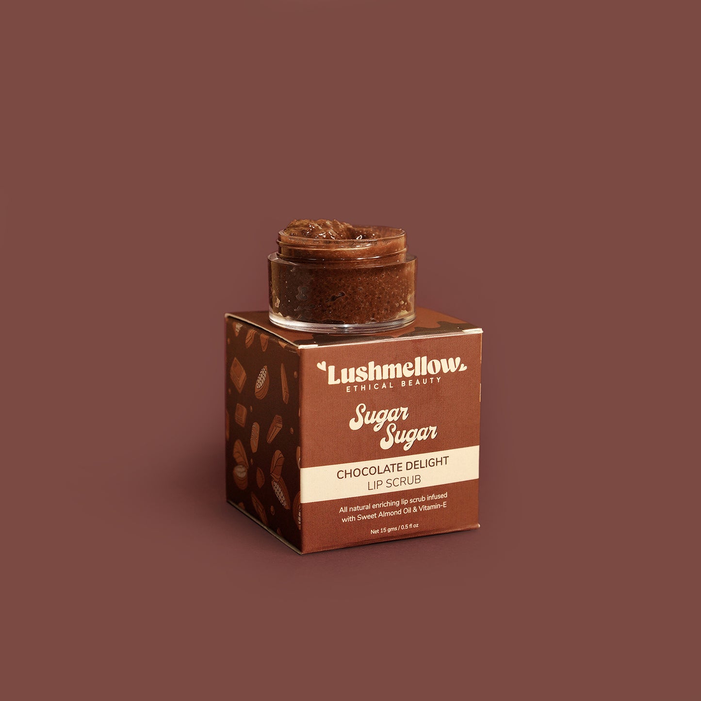 Lushmellow Chocolate Delight Lip Scrub