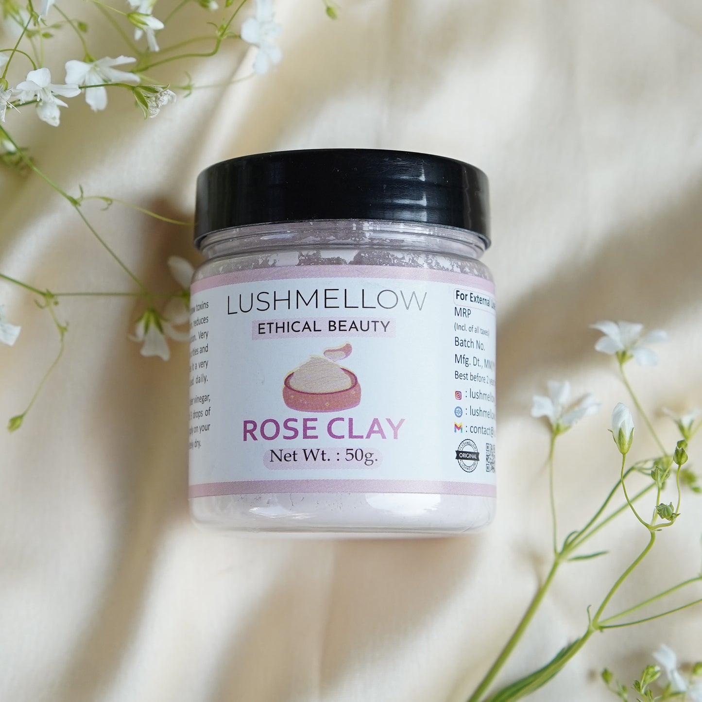 Lushmellow Rose Clay