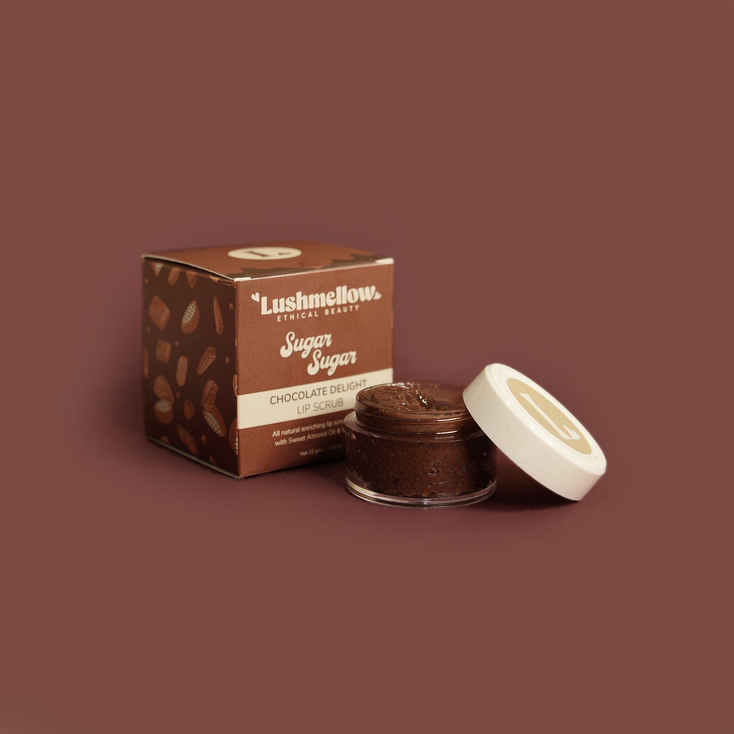 Lushmellow Chocolate Delight Lip Scrub