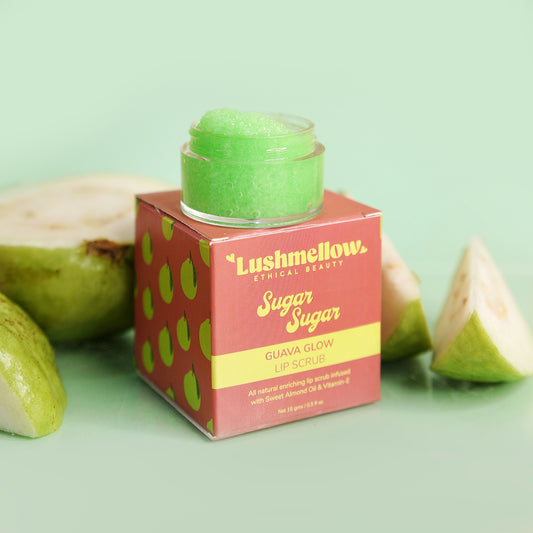 Lushmellow Guava Glow Lip Scrub