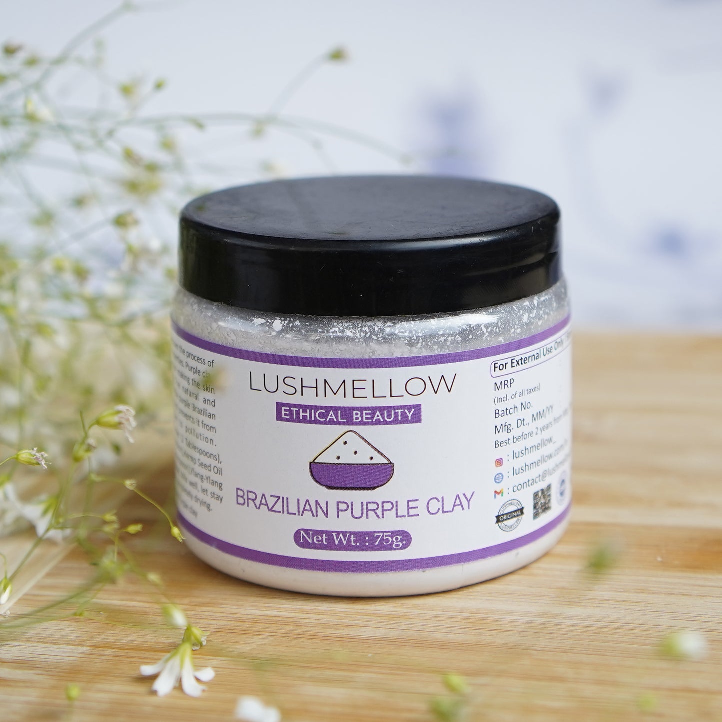 Lushmellow Purple Brazilian Clay